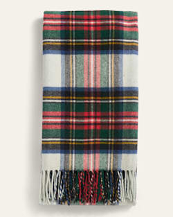 PLAID 5TH AVENUE MERINO THROW image number 4