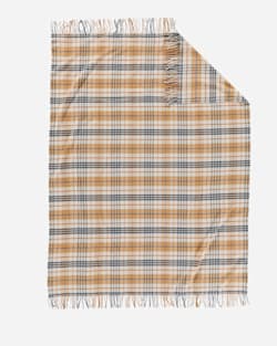 ADDITIONAL VIEW OF PLAID 5TH AVENUE MERINO THROW IN GOLDENDALE PLAID image number 2