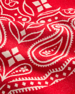ALTERNATE VIEW OF RODEO SPIRIT BLANKET IN RED image number 4