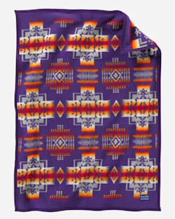 CHIEF JOSEPH CRIB BLANKET IN PURPLE image number 1