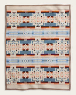 ALTERNATE VIEW OF CHIEF JOSEPH CRIB BLANKET IN ROSEWOOD image number 3