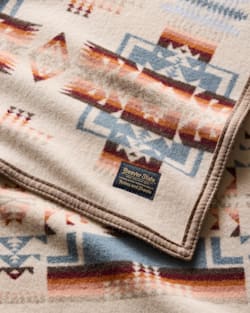 ALTERNATE VIEW OF CHIEF JOSEPH CRIB BLANKET IN ROSEWOOD image number 4