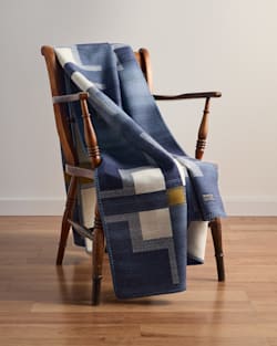 ALTERNATE VIEW OF SANTA CRUZ BLANKET IN BLUE MULTI image number 5