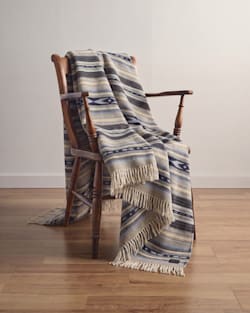 RIO BRAVO THROW IN BLUE STRIPE image number 1