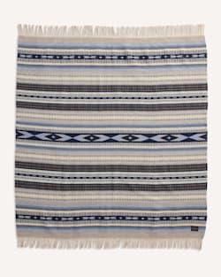 ALTERNATE VIEW OF RIO BRAVO THROW IN BLUE STRIPE image number 3