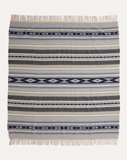 ALTERNATE VIEW OF RIO BRAVO THROW IN BLUE STRIPE image number 4