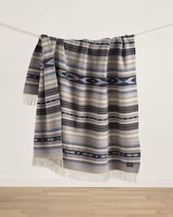 ALTERNATE VIEW OF RIO BRAVO THROW IN BLUE STRIPE image number 5
