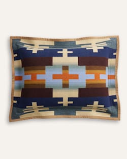 SHIPROCK SHAM IN BLUE/TAN MIX image number 1