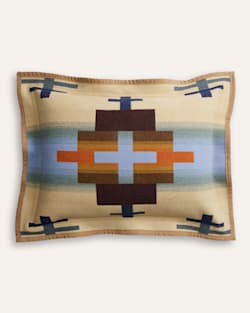 ALTERNATE VIEW OF SHIPROCK SHAM IN BLUE/TAN MIX image number 2