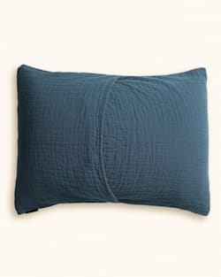 QUILTED STAR COTTON MATELASSE COVERLET MATCHING SHAM image number 6