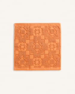 ALTERNATE VIEW OF SCULPTED TOWEL COLLECTION IN PERSIMMON image number 5