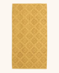 ALTERNATE VIEW OF SCULPTED TOWEL COLLECTION IN OCHRE image number 3