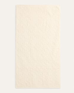 ALTERNATE VIEW OF SCULPTED TOWEL COLLECTION IN IVORY image number 3