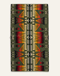 PONDEROSA SPA TOWEL IN GREEN MULTI image number 1