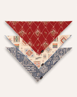 ALTERNATE VIEW OF PET BANDANA 3PK IN VINTAGE WEST image number 3