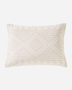 ALTERNATE VIEW OF GANADO COTTON MATELASSE COVERLET COLLECTION IN BEIGE image number 5