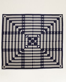 ALTERNATE VIEW OF MIDNIGHT NOVA COTTON MATELASSE COVERLET COLLECTION IN MIDNIGHT NOVA image number 3