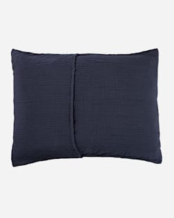 ALTERNATE VIEW OF MIDNIGHT NOVA COTTON MATELASSE COVERLET COLLECTION IN MIDNIGHT NOVA image number 6