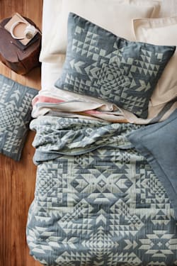 OPAL SPRINGS COTTON MATELASSE COVERLET COLLECTION IN BALSAM image number 1