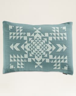 ALTERNATE VIEW OF OPAL SPRINGS COTTON MATELASSE COVERLET COLLECTION IN BALSAM image number 4