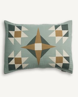 QUILTED STAR COTTON MATELASSE COVERLET COLLECTION IN SHALE image number 6