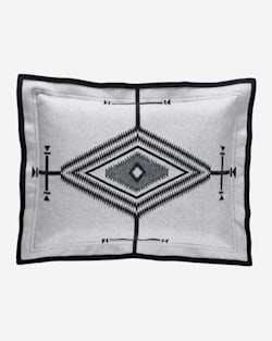 ALTERNATE VIEW OF LOS OJOS JACQUARD BEDDING COLLECTION IN BLACK/WHITE image number 6
