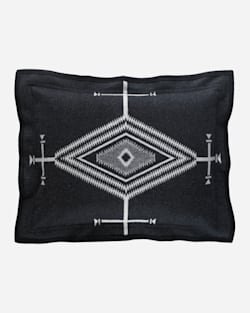 ALTERNATE VIEW OF LOS OJOS JACQUARD BEDDING COLLECTION IN BLACK/WHITE image number 7