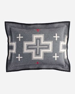 ALTERNATE VIEW OF SAN MIGUEL JACQUARD BEDDING COLLECTION IN GREY image number 5