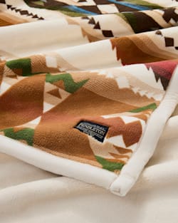 ALTERNATE VIEW OF PLUSH REVERSIBLE THROW IN SOLSTICE CANYON image number 4