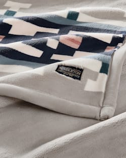 ALTERNATE VIEW OF PLUSH REVERSIBLE THROW IN SANDHILLS image number 3