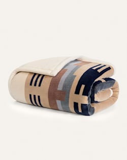 ALTERNATE VIEW OF PLUSH REVERSIBLE THROW IN SHIPROCK image number 4