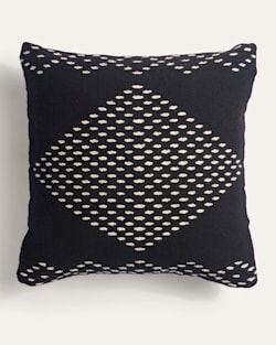 MIL DIAMONDS SQUARE PILLOW IN BLACK/IVORY image number 1