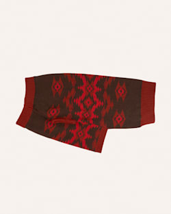 ALTERNATE VIEW OF CROWN POINT PET SWEATER IN RED MULTI image number 4