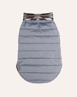 ALTERNATE VIEW OF WYETH TRAIL PET PUFFER COAT IN OXFORD/GREY MULTI image number 2