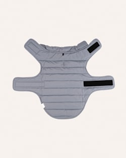 ALTERNATE VIEW OF WYETH TRAIL PET PUFFER COAT IN OXFORD/GREY MULTI image number 4