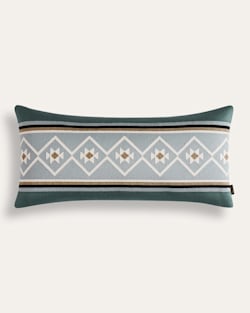 ALTERNATE VIEW OF QUILTED STAR HUG PILLOW IN BALSAM GREEN image number 3