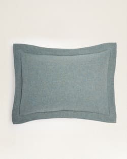 ECO-WISE WOOL EASY-CARE SHAM IN SHALE BLUE image number 1