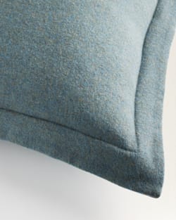 ALTERNATE VIEW OF ECO-WISE WOOL EASY-CARE SHAM IN SHALE BLUE image number 3