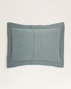 ALTERNATE VIEW OF ECO-WISE WOOL EASY-CARE SHAM IN SHALE BLUE image number 4