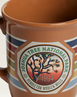 CLOSE UP VIEW OF NATIONAL PARK COFFEE MUG IN BROWN JOSHUA TREE image number 2