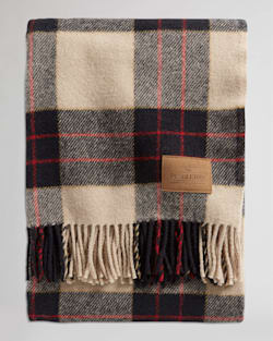 MOTOR ROBE WITH LEATHER CARRIER IN HILLSDALE PLAID image number 3