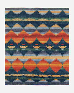 HANDMADE OMBRE RUG IN NAVY MULTI image number 1