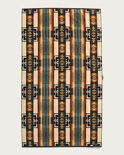 ALTERNATE VIEW OF CHIEF JOSEPH SPA TOWEL IN BLACK image number 2