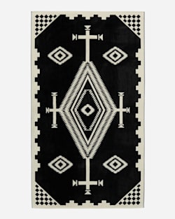 LOS OJOS SPA TOWEL IN BLACK/WHITE image number 1