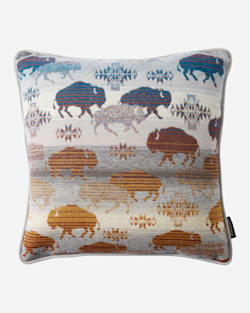 PRAIRIE RUSH HOUR PILLOW IN GREY BUFFALO image number 1