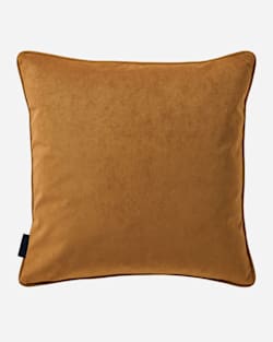 BACK VIEW OF PRAIRIE RUSH HOUR PILLOW IN BROWN BUFFALO image number 2