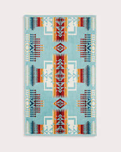 ALTERNATE VIEW OF CHIEF JOSEPH TOWEL COLLECTION IN AQUA image number 3