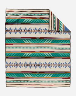 TURQUOISE RIDGE BLANKET IN TURQUOISE image number 1