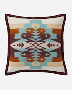 ADDITIONAL VIEW OF TUCSON PILLOW IN AQUA image number 2