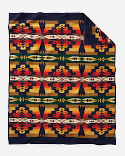 ADDITIONAL VIEW OF TUCSON BLANKET IN NAVY image number 2